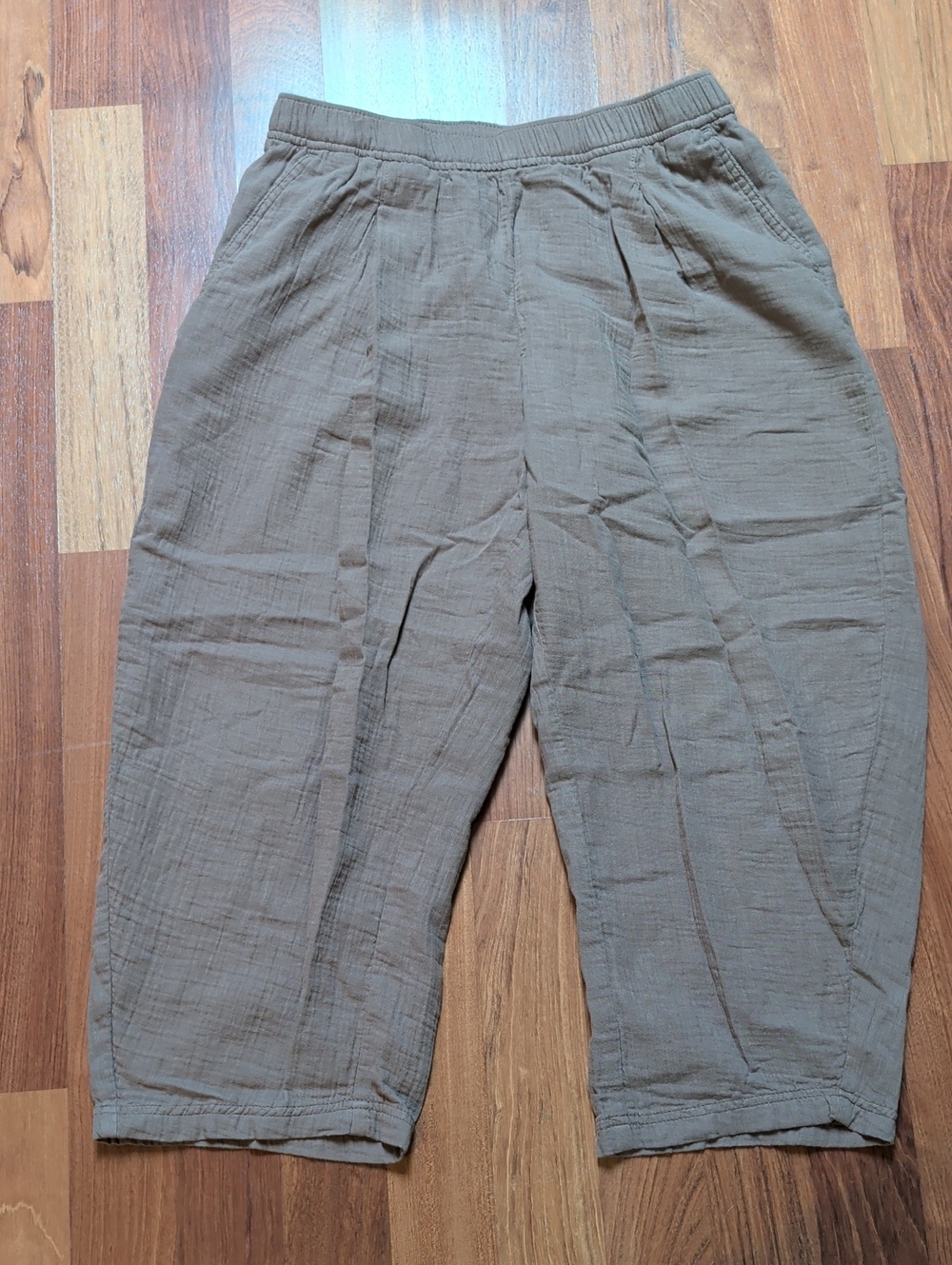 Gap Factory Gauze Barrel Ankle Pants Sz M NWT